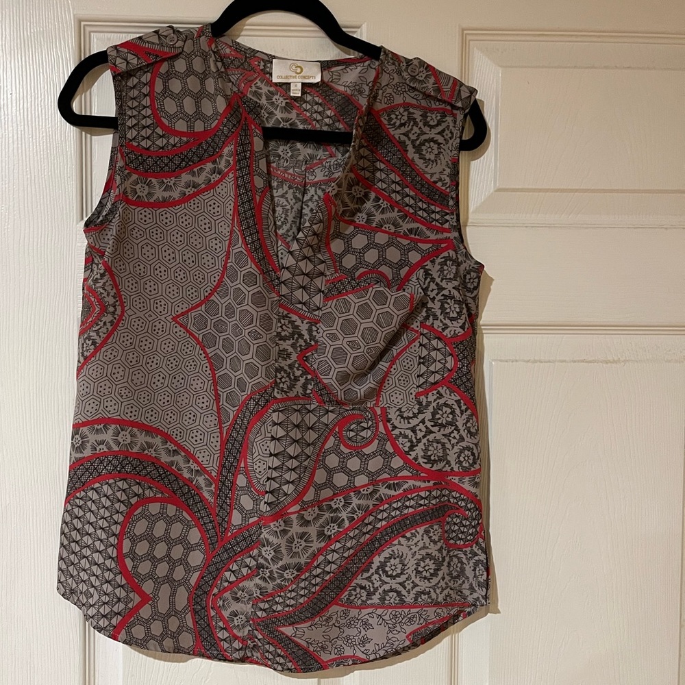 Collective Concepts sleeveless blouse/like new